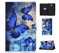 Cover Samsung Galaxy Tab A 10.1 SM-T580/T585, Bspring Flip Custodia Protettiva Antiurto Protezione Case con Auto Sveglia/Sonno e Tasca per Le Schede per Samsung Galaxy Tab A6 10.1" Tablet