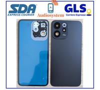 COVER SCOCCA POSTERIORE per OPPO RENO 15FS CPH2801 +VETRO FOTOCAMERA AURORA BLU