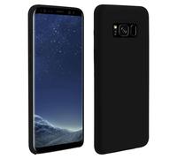 Cover silicone Galaxy S8 semi-rigida opaca finitura soft touch Nera
