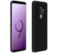 Cover silicone Galaxy S9 Plus semi-rigida opaca finitura soft touch Nero