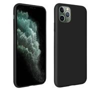 Custodia in silicone semirigida Avizar nero opaco per Apple iPhone 11 Pro Max