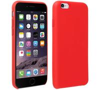 Cover silicone iPhone 6 / 6S semi-rigida opaca finitura soft touch Rossa