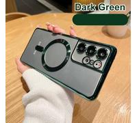 Cover Silicone Magnetica 4K per Samsung S21 S22 S23 S24 Ultra Vetro Camera