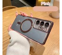 Cover Silicone Magnetica 4K per Samsung S21 S22 S23 S24 Ultra Vetro Camera
