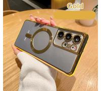 Cover Silicone Magnetica 4K per Samsung S21 S22 S23 S24 Ultra Vetro Camera