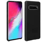 Custodia in silicone semirigida Avizar nero opaco per Samsung Galaxy S10 Plus