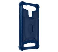 Cover smartphone 5,3" a 5,5" Cover Universale Silicone Porta-carte - Blu