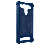Cover smartphone 5,3" a 5,5" Cover Universale Silicone Porta-carte - Blu