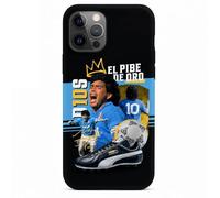 Cover Smartphone Compatibile con Iphone Napoli Vintage Calcio, Custodia Rigida Antiurto con Protezione Fotocamera Design El Pibe De Oro Stile Retro (iPhone 15 Plus)