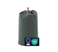 Cover Solutions, copertura per bombole di gas, 11 kg, colore verde, facile da pulire grazie alla superficie Easy Clean, robusta, resistente alle intemperie e ai raggi UV, certificata Öko-Tex e Made in