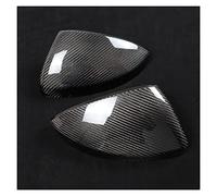 Cover specchietti laterali 2 Pz Auto Reale In Fibra Di Carbonio Retrovisore Retrovisore Copertura Specchio Di Ricambio Per TT TTS TTRS 8J MK3 R8 GT 2015-2017 Auto Retrovisore(No lane assistant)
