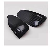 Cover specchietti laterali 2PCS In Fibra Di Carbonio ABS Cromato Specchietto Retrovisore Trim Copertura Per Camry Per Carola 2012 2013 2014 2015 2016 Accessori Auto Retrovisore(Nero)