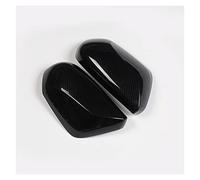 Cover specchietti laterali 2PCS In Fibra Di Carbonio Cromato ABS Di Plastica Specchietto Retrovisore Copertura Decorativa Per Toyota Per Camry 2018 8th XV70 Car Styling Auto Retrovisore(Nero)