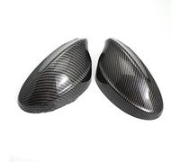 Cover specchietti laterali 2Pcs Specchietto Retrovisore Coperture Specchio Laterale Cap Fibra Di Carbonio Modello ABS Borsette Per E90 E91 320i 330i 335i 2005 2006 2007 2008 Auto Retrovisore