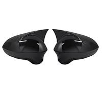 Cover specchietti laterali Per Seat Per Ibiza Mk4 6J Specchietto Retrovisore Custodia Protettiva Cap 2009 2017 Plastica ABS 2 Pezzi Auto Retrovisore(ADDOMINALI Nero)
