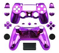 Cover speciale per alloggiamento completo con pulsanti per PS4 per controller wireless Sony Playstation 4 Dualshock 4 - Cromo viola