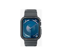 Spigen Cover con Cinturino Rugged Armor Pro Compatibile con Apple Watch Series per 9/8/7 45mm e Series per 6/SE/5/4 44mm - Grigio Scuro