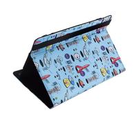 Cover Tablet SilverHT Space Blue Metal 9"-11"