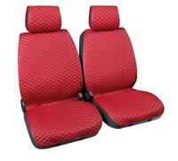 Cover-Tech, coppia coprisedili anteriori in Skeentex - Bordeaux/Bianco