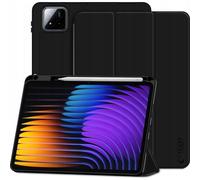 Cover Tech-Protect SmartCase Xiaomi Pad 7/7 Pro Nera Silicone Supporto Auto Sleep