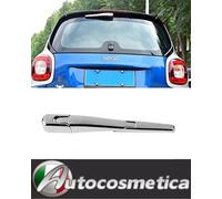Cover tergicristalli vetro posteriore in abs cromo per Smart Fortwo 453 15-20