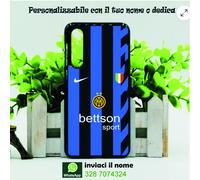 COVER TPU personalizzabile con foto nome personaggio famoso calcio inter azzurri