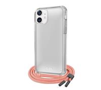Cover trasparente con laccio da collo colorato per iPhone 12/12 Pro