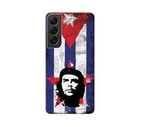 Cover trasparente design per Samsung Galaxy, stampata in Francia, Che Guevara & Cuba (Galaxy S22+)