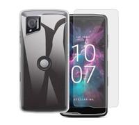 Cover Trasparente per CROSSCALL Stellar M6, Vetro Protettivo Incluso | TPU morbido, resistente agli urti e ai graffi, ritagli precisi, ammortizzante, antiscivolo, protezione quotidiana