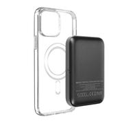 Cover Trasparente + Powerbank 5000 mAh per iPhone 13 Mini Swissten