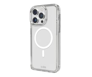 Cover trasparente rigida compatibile con ricarica MagSafe per iPhone 15 Pro