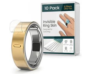 Cover ultra sottile trasparente per Oura Ring Gen 4/4 Ceramic/Oura Gen 3 | Pellicola protettiva invisibile trasparente antigraffio per anelli intelligenti, accessori per donne e uomini