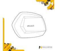 Cover valigia laterale moto SHAD alluminio Sx per SH35 Cod. D1B35TLR