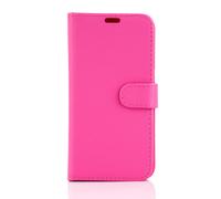 Cover Wallet Alcatel 1C 2019 In PU Leather Con Slot Gel RosaGold Nera