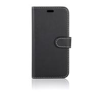 Cover Wallet Alcatel 1C 2019 In PU Leather Con Slot Gel RosaGold Nera