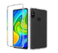 Cover Xiaomi Mi A2 Lite,360 Gradi Full Body Antiurto Custodia [Trasparente Silicone TPU Anteriore e Rigida Plastica Back ] 2 in1 Protezione Cover per Xiaomi Mi A2 Lite,Trasparente