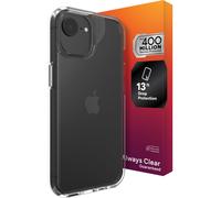Cover ZAGG Crystal Palace per iPhone 16e/15/14/13 - Trasparente, 13ft Protezione Caduta, Slim, Antigiallo, Rinforzato in Grafene