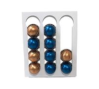 COVERBAGBCN - Dispenser per capsule caffè compatibile con Vertuo in Metacrilato 12 capsule | Supporto Porta Capsule (Bianco)