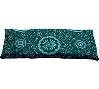 COVERBAGBCN - Sacchetto Termico di Semi | Riempimento di Erbe Aromatiche e Lavanda | Doppia Fodera Lavabile con Scomparti | Terapia Calore e Freddo | Senza Oli | 35 x 14 cm | 700 gr (Spiga)