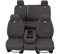Covercraft Carhartt SeatSaver Front Row Custom Fit Seat Cover for Select Buick/Chevrolet/GMC Models - Duck Weave (Gravel)