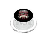 Covered In Tattoos And Dog Hair Tatuaggi Tatuato PopSockets PopGrip per MagSafe