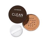 COVERGIRL Clean Invisible Loose Powder - Polvere sciolta, Setting Powder, Vegan Formula - Translucent Deep, 20 g (0,7 oz)