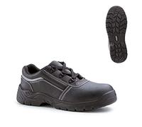 COVERGUARD, Scarpe Antinfortunistiche Basse NACRITE S1P SRC in Pelle Fiore di Bufalo Nero P38-B0912-T38 Unisex-Adulto, 38 EU