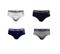 Coveri 6 Slip Uomo Enrico Cotone bielastico Elastico Esterno RT. ES1500 (4/M, Assortito)