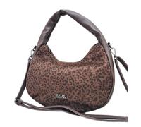 COVERI COLLECTION Borsa a Spalla Donna in Pelle Sintetica Stampata Leopardata, con Tracolla Regolabile Removibile, Tasche Multiple, Dimensioni 32x23x11 cm, Art. 8057-1 (COFFEE)