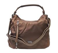 COVERI COLLECTION Borsa a Spalla Donna, Nylon Impermeabile, Dimensioni 37x12x32 cm, con Tracolla Regolabile Rimovibile e Tasche Organizzative, Art. CC5056-1 (MARRONE)