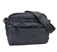 COVERI COLLECTION Borsa a Tracolla Donna in Nylon Tecnico, Tracolla Regolabile Personalizzata, Tasche Multiple con Zip, Dimensioni 27x12x19 cm, Art.22235 Disponibile in Vari Colori (NERO)