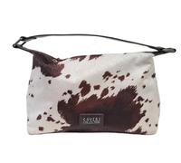 COVERI COLLECTION Borsa Donna Effetto Cavallino, Ecopelle, Dimensioni 28x18x10 cm, con Tracolla Regolabile Removibile, Scomparto con Zip, Manico per Spalla Art. 8070-5 (MARRONE/COFFEE)