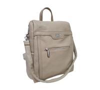 COVERI COLLECTION Borsa Zaino Donna Manico e Tracolla in Ecopelle, Tracolle Regolabili, Multitasche, Dimensioni 33x30x13 cm, Art. 7020 (BEIGE/TAUPE)