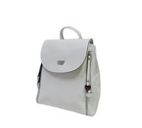 COVERI COLLECTION Borsa Zaino Donna Manico/Tracolla in Ecopelle Tracolle Regolabili Dimensioni: 29 X 24 X 12 cm. ART. 22219 (BIANCO)